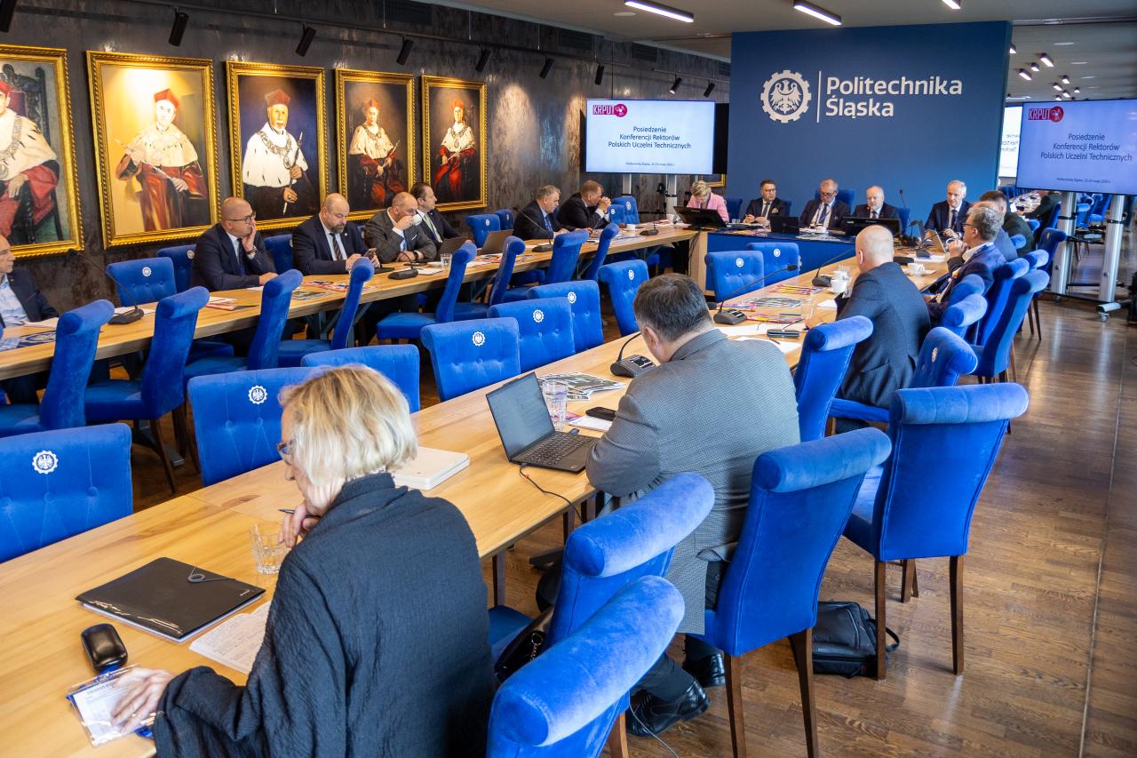 Fot. Jan Szady Posiedzenie KRPUT na Politechnice Śląskiej z udziałem władz UMG