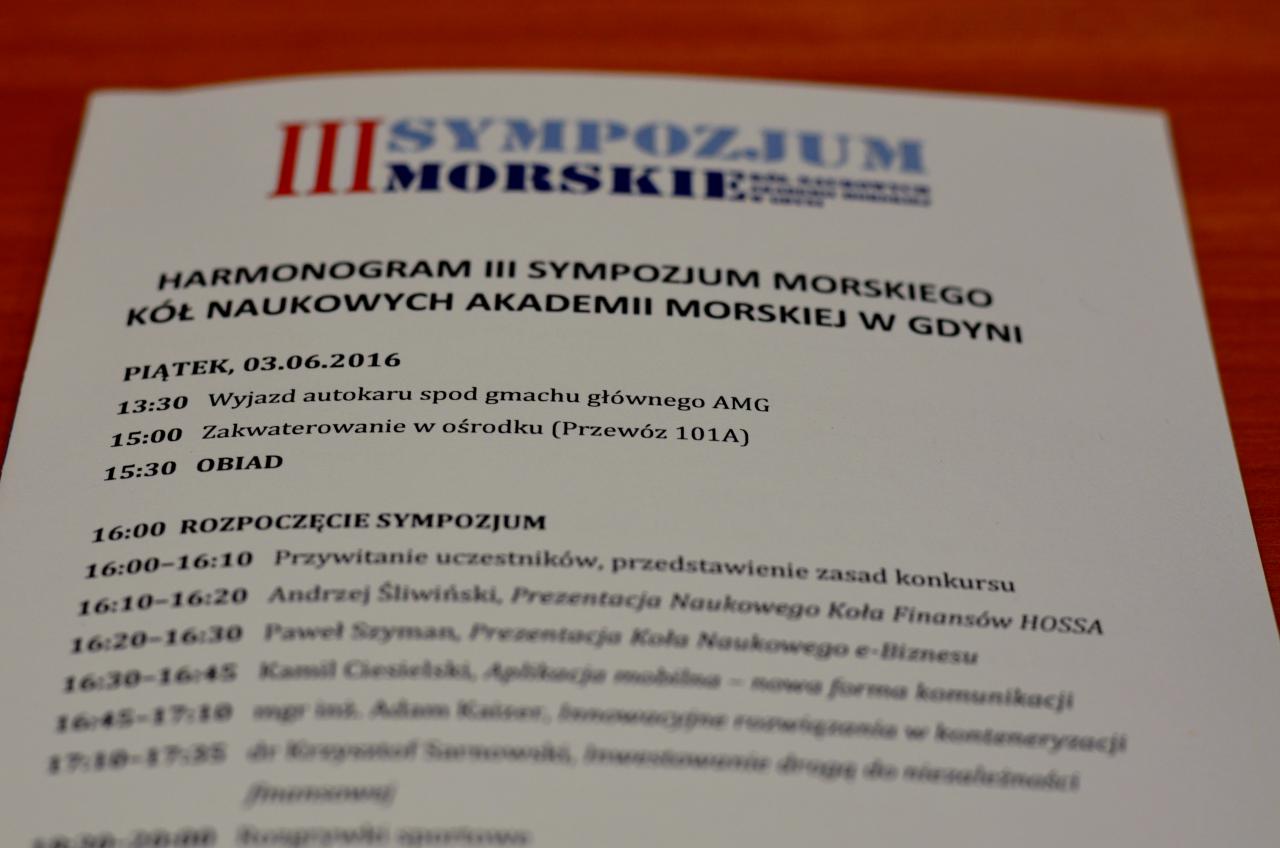 Sympozjum Morskie - Akademia Morska w Gdyni Sympozjum Morskie - Akademia Morska w Gdyni