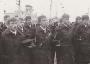 Inauguracja roku akademickiego, ślubowanie 1980/1981.