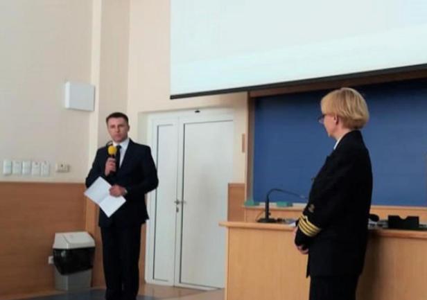 Dr hab. inż. Ireneusz Czarnowski, prof. UMG, Prorektor ds. Nauki oraz Dr Katarzyna Szelągowska-Rudzka, WZNJ. Fot. I. Dudek-Muczyńska