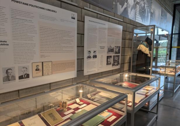 Jedna z sal Muzeum Politechniki Lubelskiej.