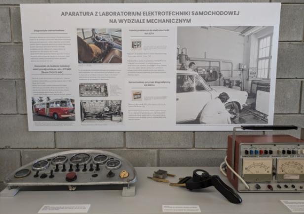Jedna z sal Muzeum Politechniki Lubelskiej.